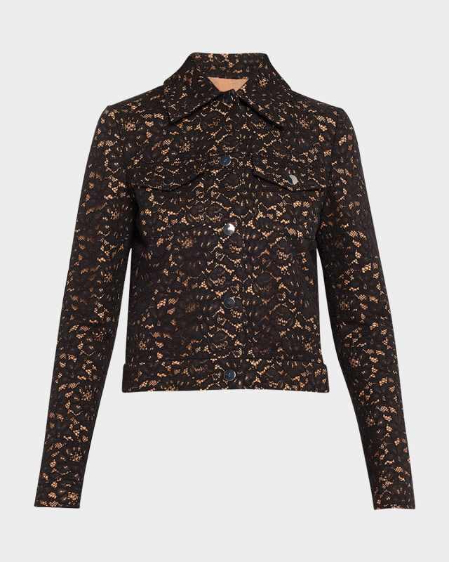 Lace Jean Jacket